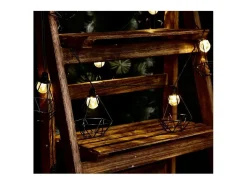 Outlet Lumisky Luces solares de cadena 3.9M MILY Negro
