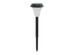 Luces solares de camino con picos de tierra 12 uds luz blanca ES989522 Negro New