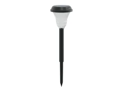 Luces solares de camino con picos de tierra 12 uds luz blanca ES989522 Negro New