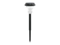 Luces solares de camino con picos de tierra 12 uds luz blanca ES989522 Negro New