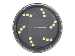 Luces solares suelo jardín con picos tierra blanco cálido 4 uds ES795530 Negro Clearance