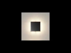 Luminaria LED empotrable de paso Port - Beneito & Faure - 4 W, luz cálida 3000 K, 120° - Aplique de pared cuadrado Blanco