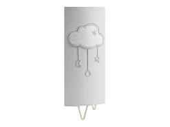 Sauthon Luz con detalle Nuage en algodón Gris Clearance