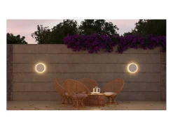 Aplique Para Pared-Mac Wall XL - Aplique LED de pared de 20 W con interruptor CCT, 2700K/3200K/4000K, aluminio, aplique de pared de 360 grados - Beneito & Faure Blanco