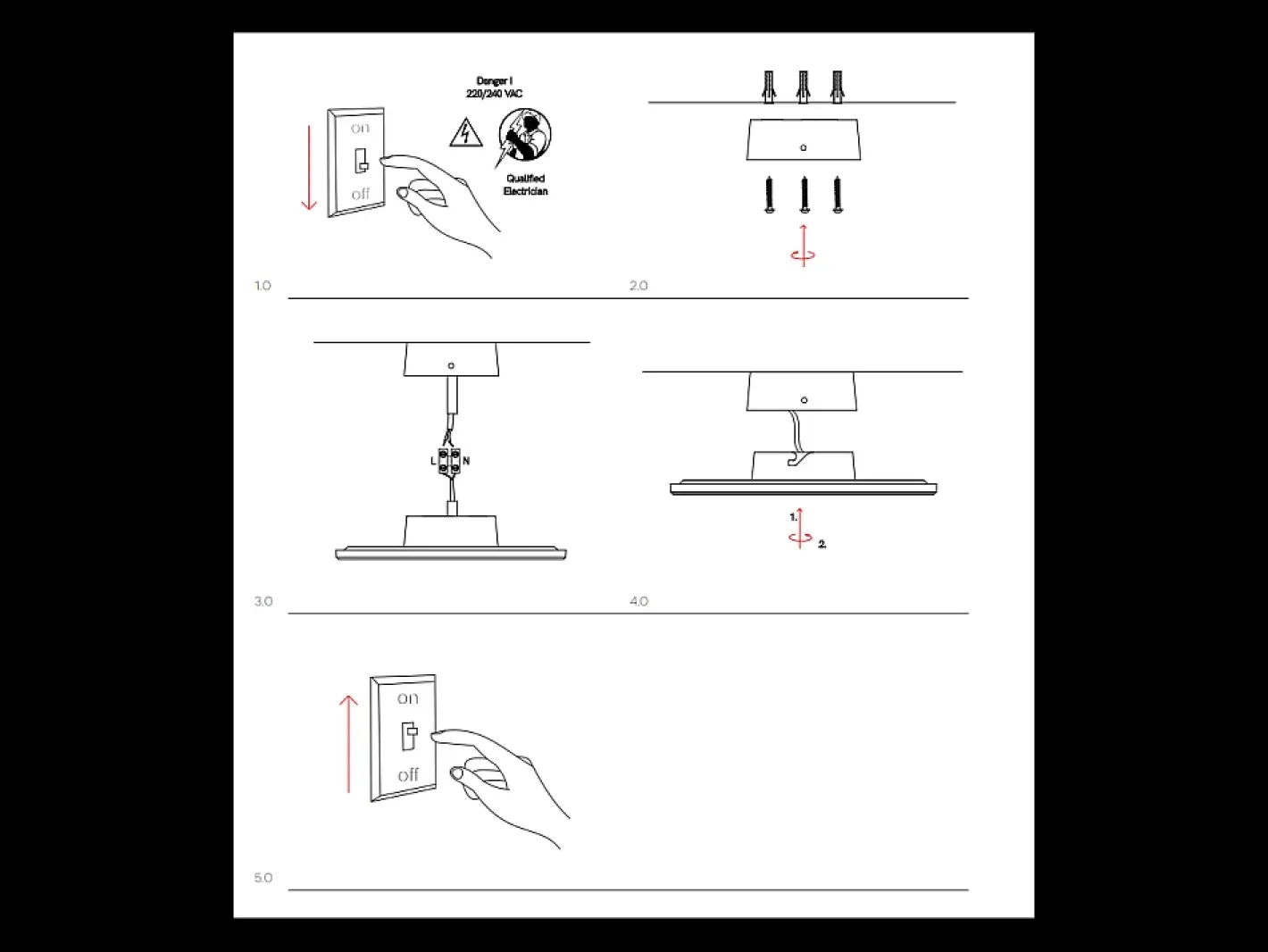 Mac Wall XL Corten - Aplique de pared LED de 20 W con interruptor CCT 2700K/3200K/4000K en aluminio, aplique de pared de 360 grados - Beneito & Faure Marru00f3n New