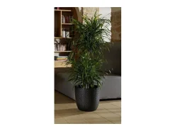 EDA Maceta de 14,8 Ø 29,5 x 27,1 cm - Negra Negro Hot