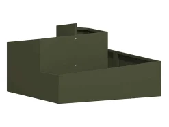 Macetero-Maceta para Jardín | Jardinera | Macetero oliva 80 x 80 x 50 cm Verde