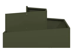 Macetero-Maceta para Jardín | Jardinera | Macetero oliva 80 x 80 x 50 cm Verde