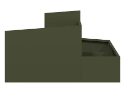 Macetero-Maceta para Jardín | Jardinera | Macetero oliva 80 x 80 x 50 cm Verde
