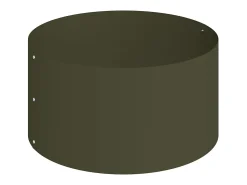 Hot Maceta para Jardín | Jardinera | Macetero oliva 120 x 120 x 20 cm Acero Verde