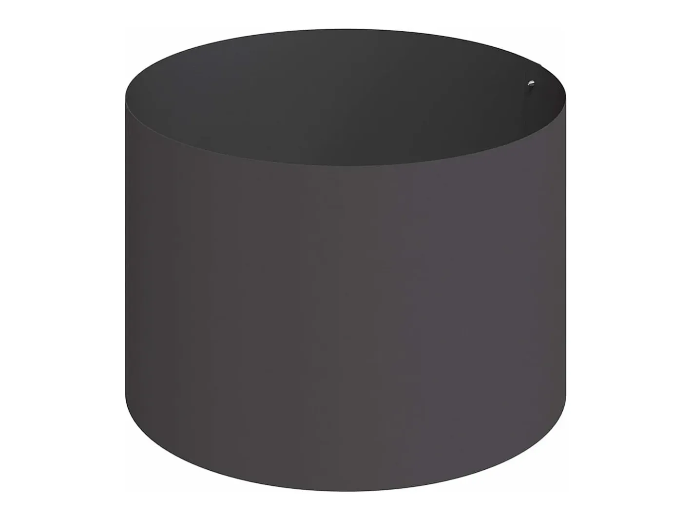 Hot Maceta para Jardín | Jardinera | Macetero 90 x 90 x 20 cm Acero Negro