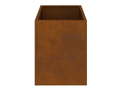 Online Maceta para Jardín | Jardinera | Macetero Marrón 50 x 32 x 40 cm Acero Envejecido Marru00f3n