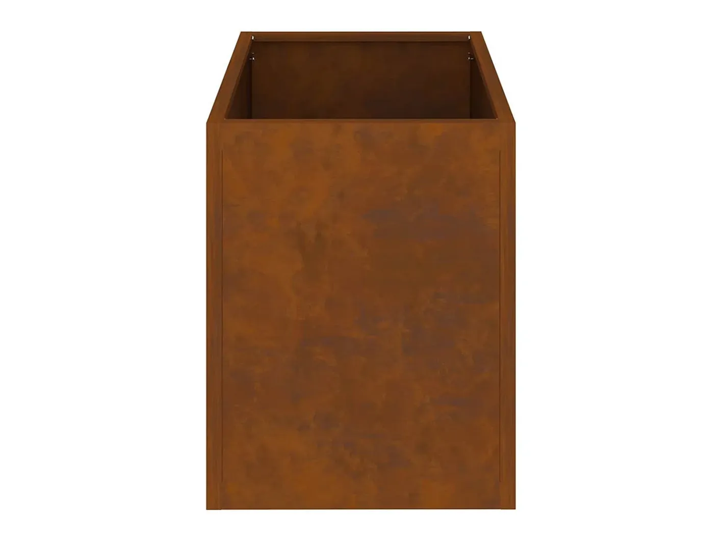 Online Maceta para Jardín | Jardinera | Macetero Marrón 50 x 32 x 40 cm Acero Envejecido Marru00f3n