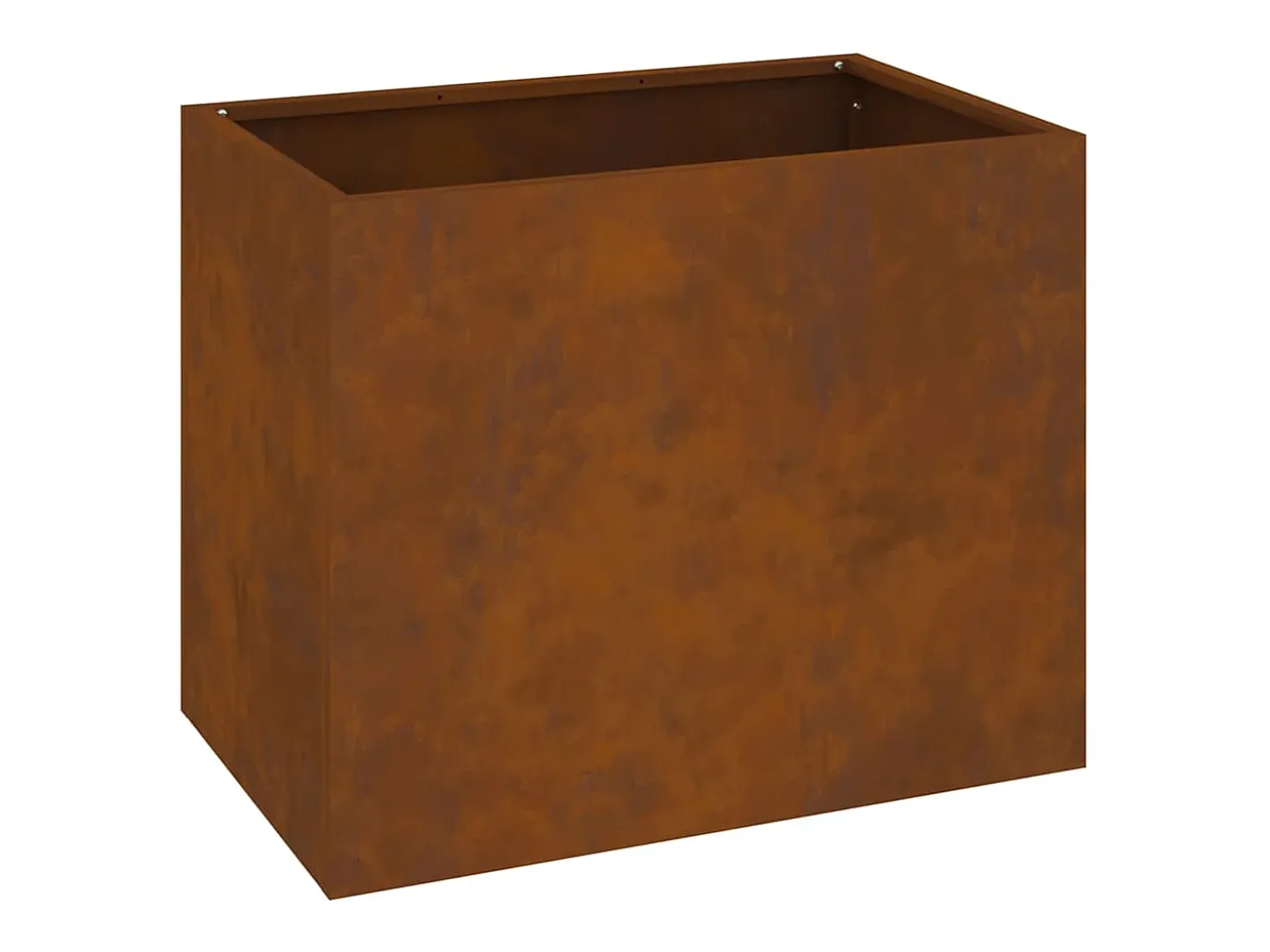 Online Maceta para Jardín | Jardinera | Macetero Marrón 50 x 32 x 40 cm Acero Envejecido Marru00f3n