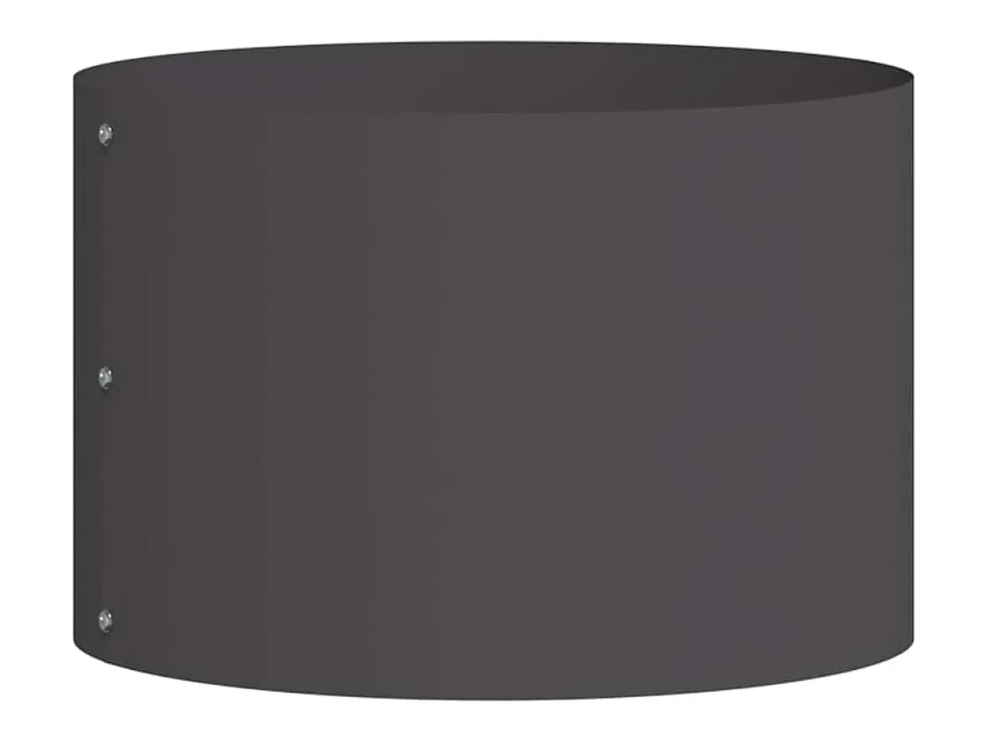 Macetero-Maceta para Jardín | Jardinera | Macetero 30 x 30 x 20 cm Acero Negro