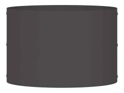 Macetero-Maceta para Jardín | Jardinera | Macetero 30 x 30 x 20 cm Acero Negro