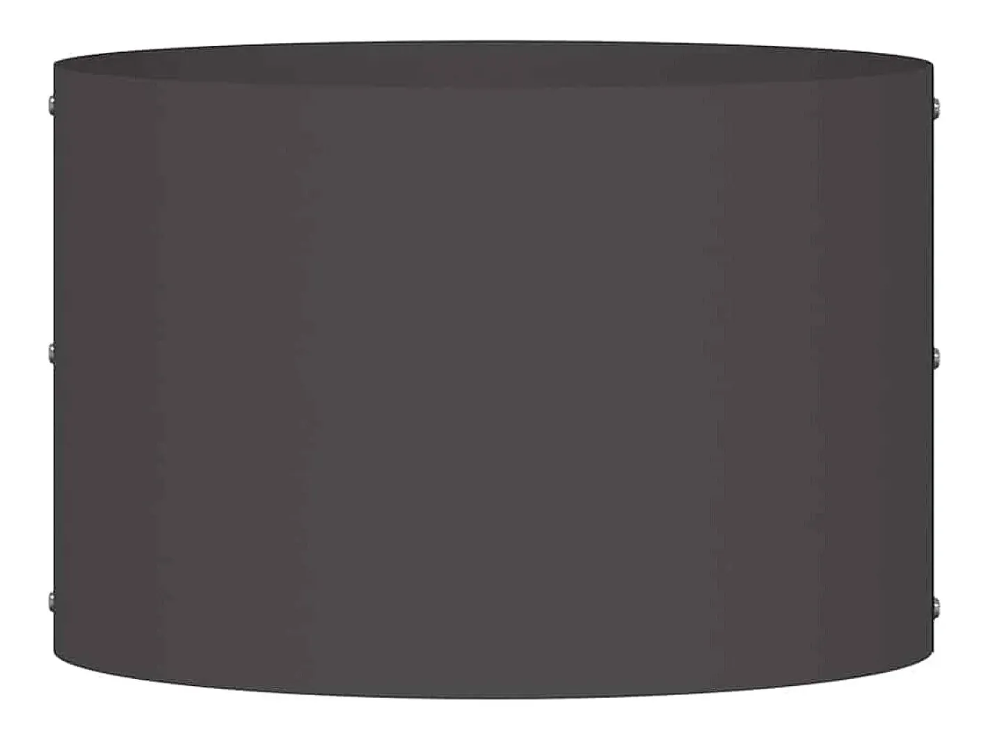 Macetero-Maceta para Jardín | Jardinera | Macetero 30 x 30 x 20 cm Acero Negro