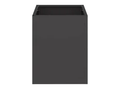 Hot Maceta para Jardín | Jardinera | Macetero 32 x 32 x 40 cm Acero laminado en frío Negro