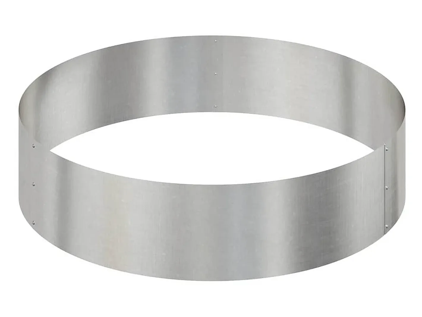 Clearance Maceta para Jardín | Jardinera | Macetero 90 x 90 x 20 cm Acero inoxidable Plateado