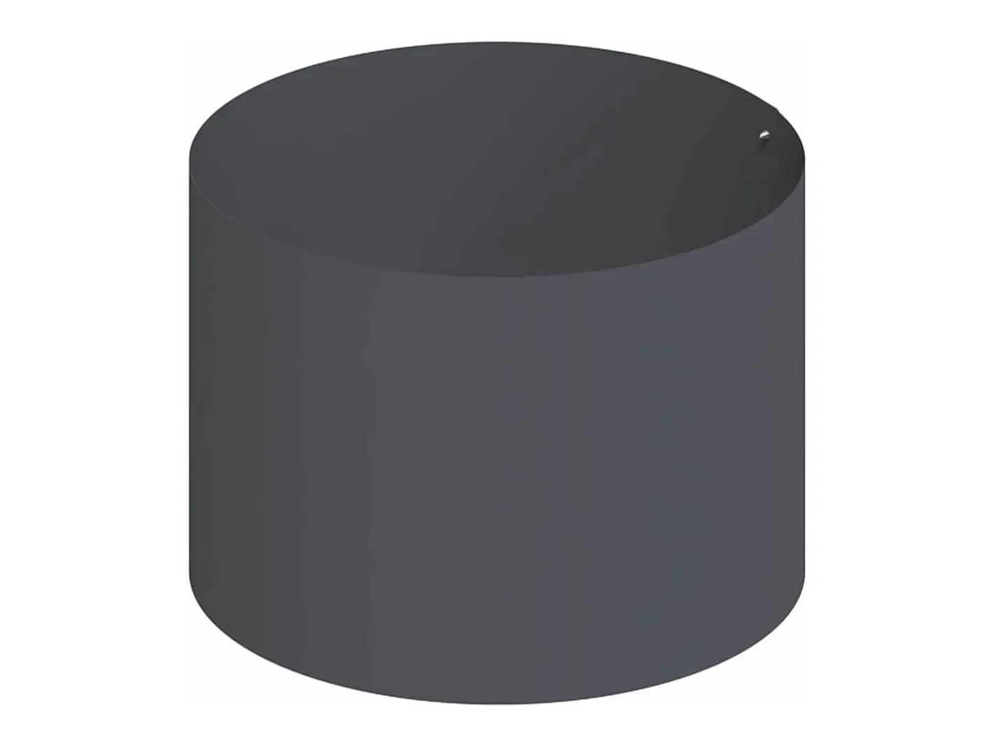 Macetero-Maceta para Jardín | Jardinera | Macetero Antracita 90 x 90 x 20 cm Acero Gris