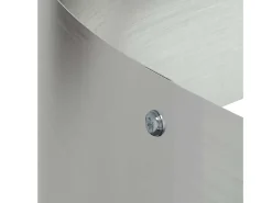 Maceta para Jardín | Jardinera | Macetero 120 x 120 x 20 cm Acero galvanizado Plateado New