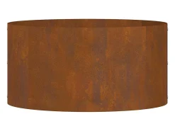 Macetero-Maceta para Jardín | Jardinera | Macetero Marrón 40 x 40 x 20 cm Acero oxidado Marru00f3n