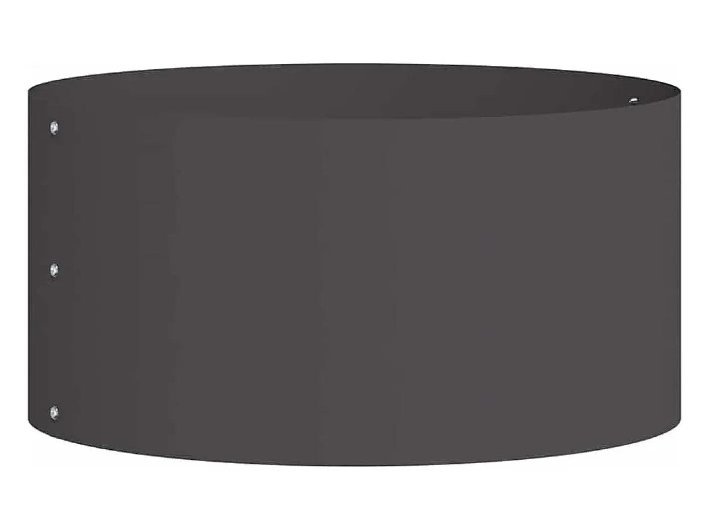 Maceta para Jardín | Jardinera | Macetero 40 x 40 x 20 cm Acero Negro Sale