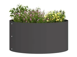 Maceta para Jardín | Jardinera | Macetero 40 x 40 x 20 cm Acero Negro Sale