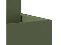 Maceta para Jardín | Jardinera | Macetero oliva 80 x 80 x 48 cm Acero Verde Online