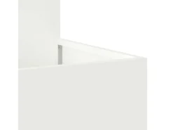 Hot Maceta para Jardín | Jardinera | Macetero 80 x 80 x 48 cm Acero Blanco