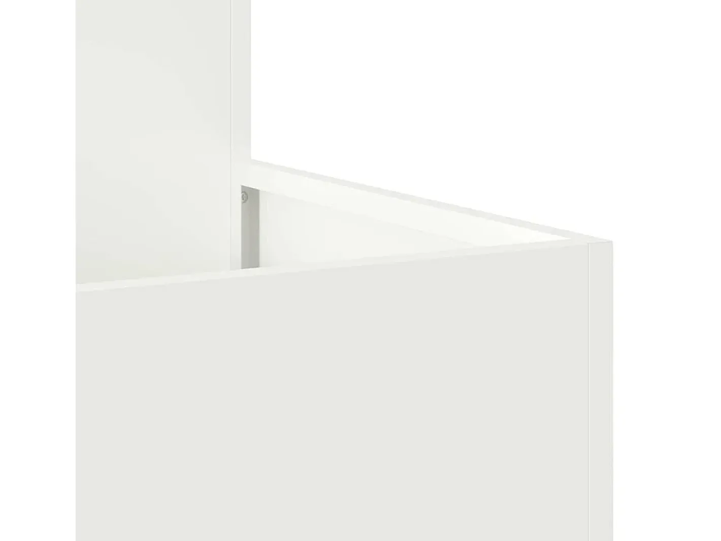 Hot Maceta para Jardín | Jardinera | Macetero 80 x 80 x 48 cm Acero Blanco