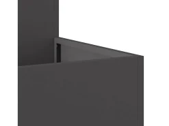Macetero-Maceta para Jardín | Jardinera | Macetero 80 x 80 x 48 cm Acero Negro