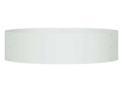 Maceta para Jardín | Jardinera | Macetero 80 x 80 x 20 cm Acero Blanco New