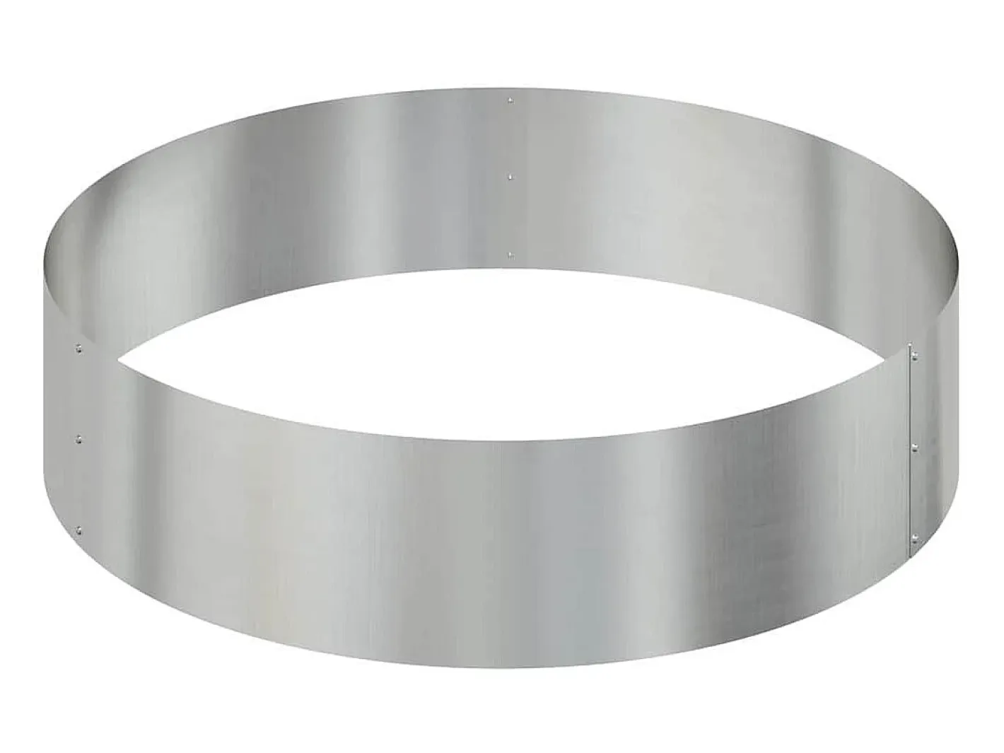 Maceta para Jardín | Jardinera | Macetero 90 x 90 x 20 cm Acero galvanizado Plateado Sale