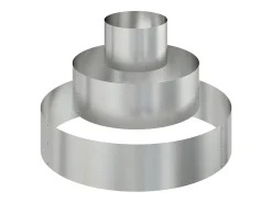 Maceta para Jardín | Jardinera | Macetero 90 x 90 x 20 cm Acero galvanizado Plateado Sale