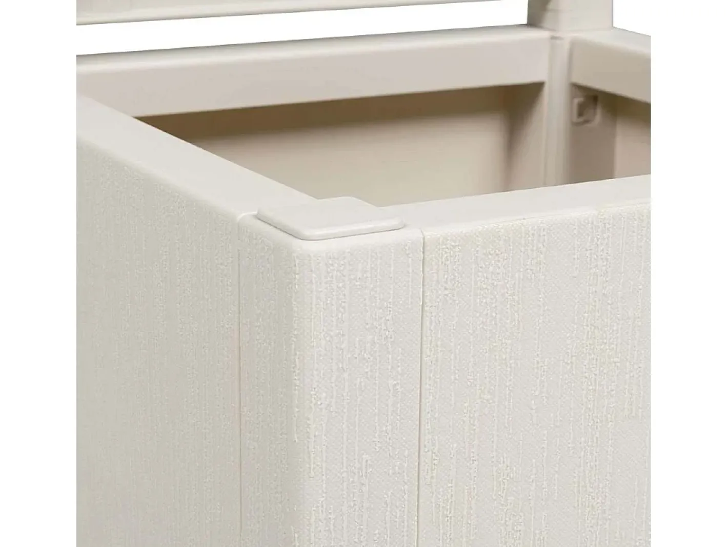 Best Maceta para Jardín | Jardinera | Macetero 36 x 36 x 140 cm Polipropileno Blanco