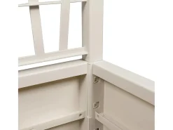 Best Maceta para Jardín | Jardinera | Macetero 36 x 36 x 140 cm Polipropileno Blanco
