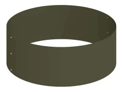 Clearance Maceta para Jardín | Jardinera | Macetero oliva 90 x 90 x 20 cm Acero Verde