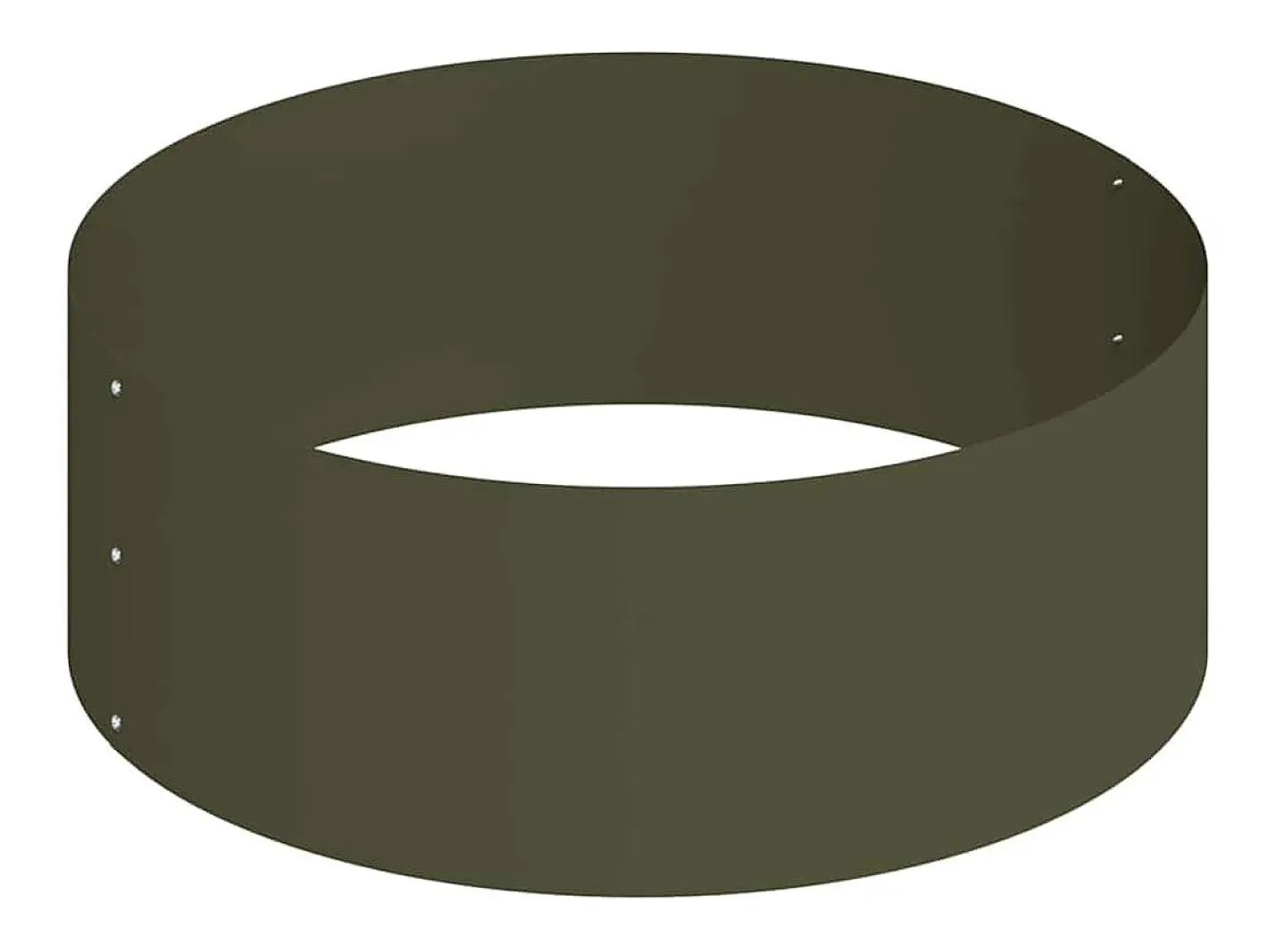 Clearance Maceta para Jardín | Jardinera | Macetero oliva 90 x 90 x 20 cm Acero Verde