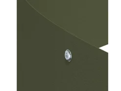 Clearance Maceta para Jardín | Jardinera | Macetero oliva 90 x 90 x 20 cm Acero Verde