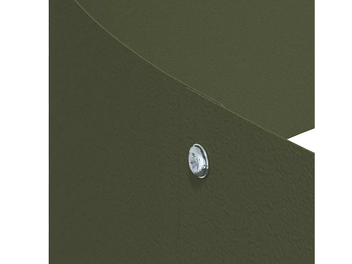 Clearance Maceta para Jardín | Jardinera | Macetero oliva 90 x 90 x 20 cm Acero Verde
