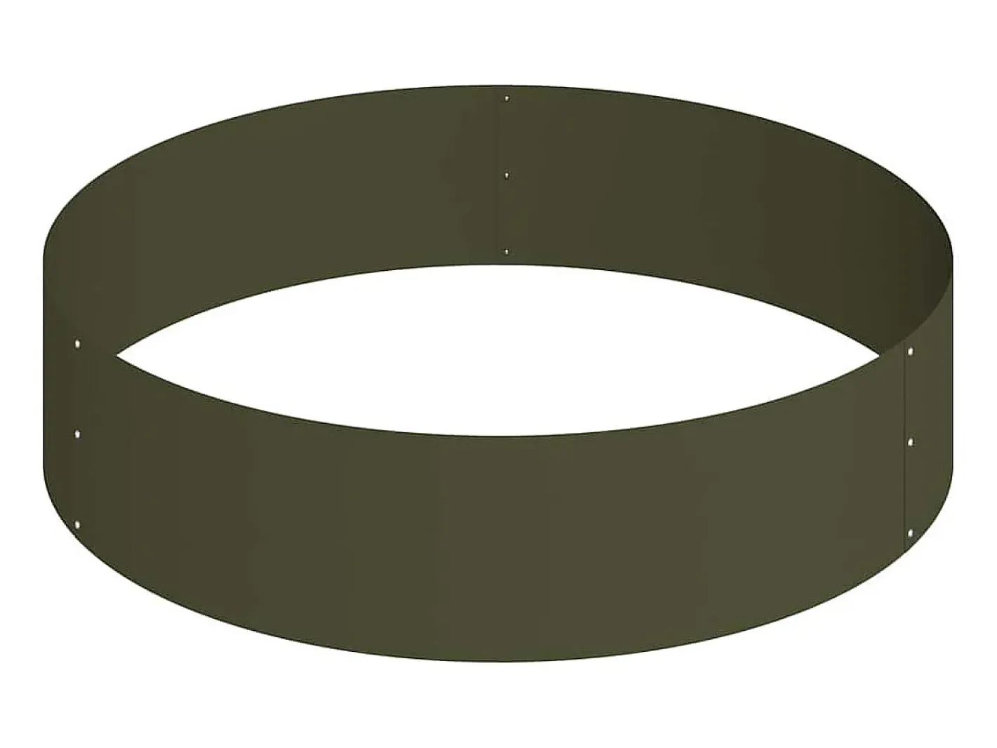Clearance Maceta para Jardín | Jardinera | Macetero oliva 90 x 90 x 20 cm Acero Verde