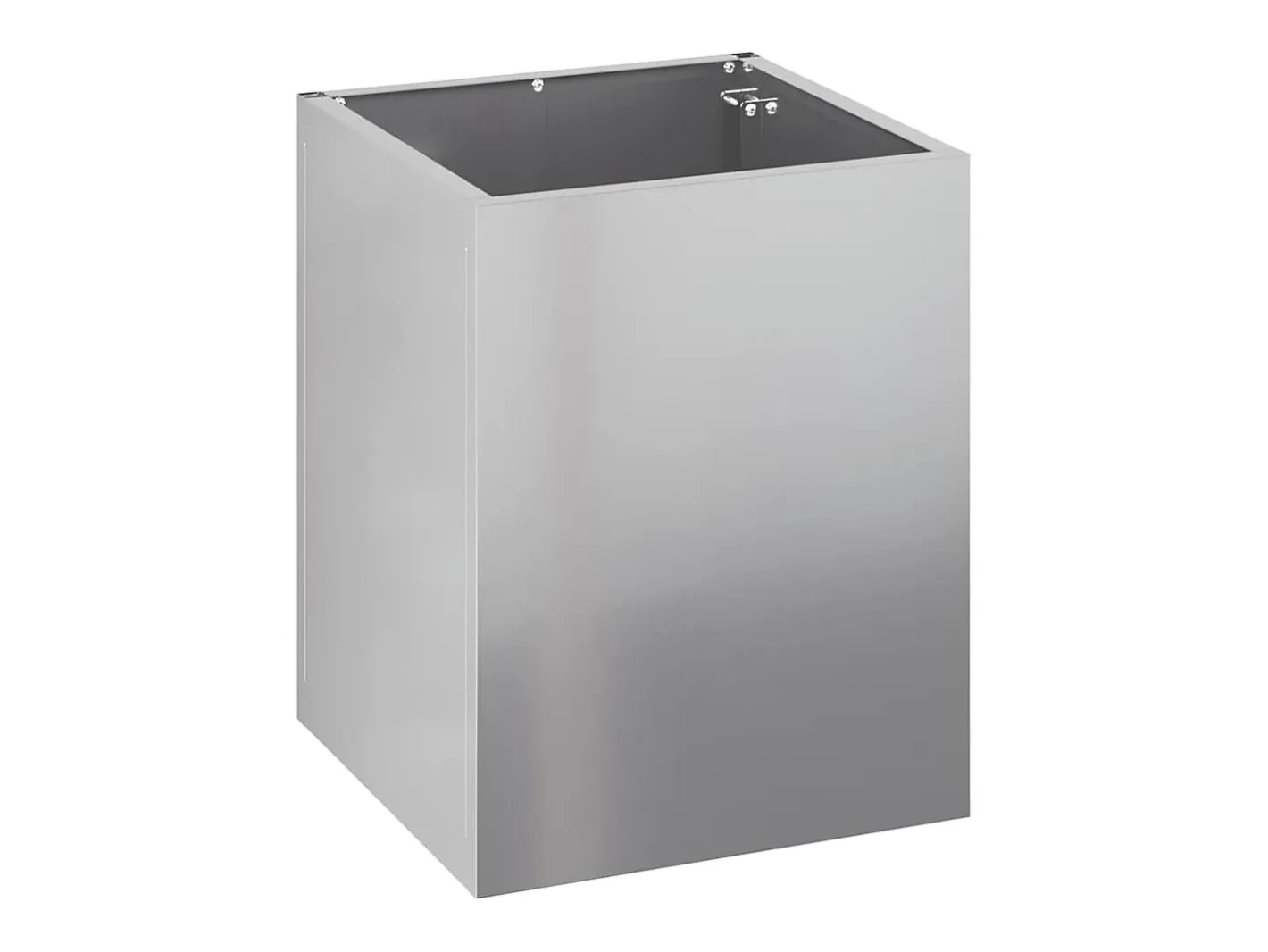 Clearance Maceta para Jardín | Jardinera | Macetero Acero galvanizado Plateado
