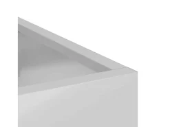 Clearance Maceta para Jardín | Jardinera | Macetero Acero galvanizado Plateado