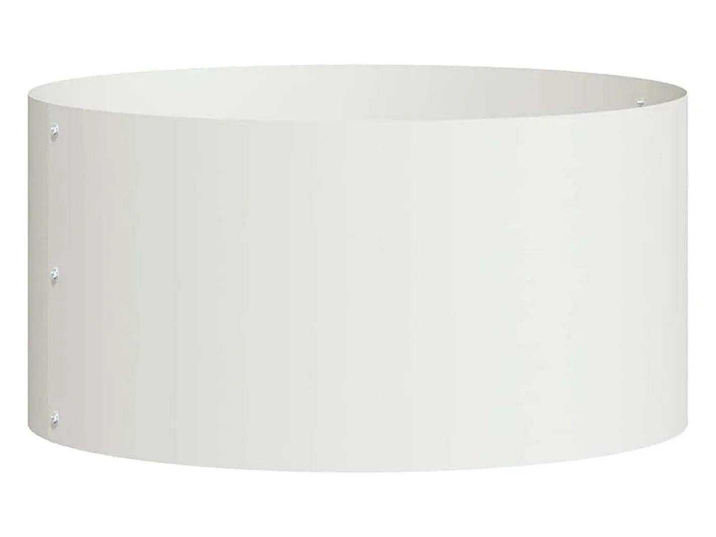Maceta para Jardín | Jardinera | Macetero 40 x 40 x 20 cm Acero Blanco Online
