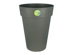 New Riviera Maceta Soleilla - Redonda Ø 40 x 53 cm - brillante - Gris