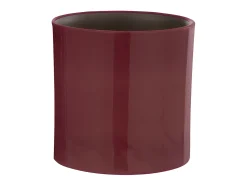 New J-Line Macetero de cerámica 14.5x14.5x14.5 cm Fucsia