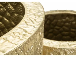 Discount Macetero Glasy Tris Cm Ø50,8X114,9-40X92,7-29,8X70,5 Dorado