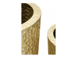 Discount Macetero Glasy Tris Cm Ø50,8X114,9-40X92,7-29,8X70,5 Dorado