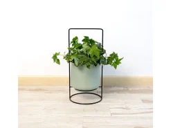 Macetero MOA Vinthera con asa acero claro Ø18x39 cm Verde Sale
